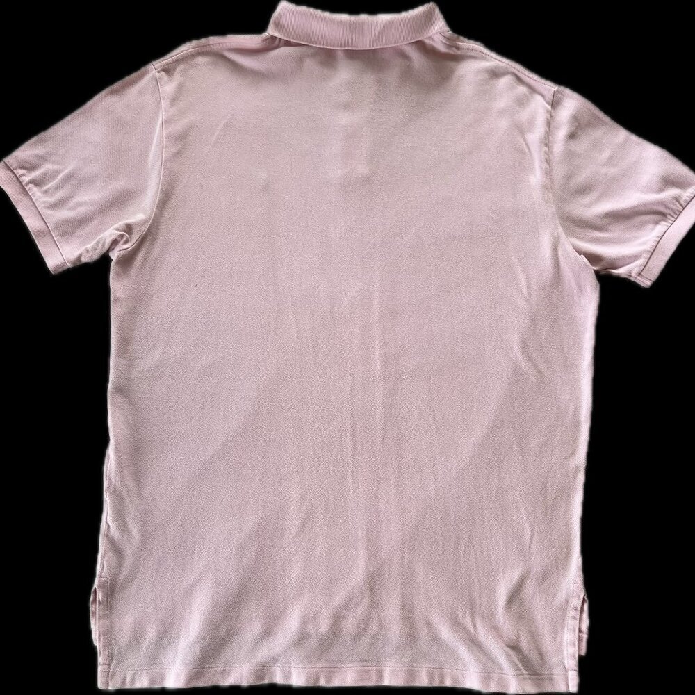 POLO Ralph Lauren Men's Pink Cotton Mesh/Piqué Knit Polo Shirt - Classic Fit XL - Picture 3 of 6